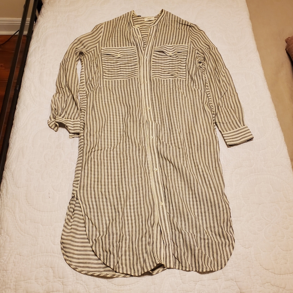 Billy Reid Long Button Up Dress